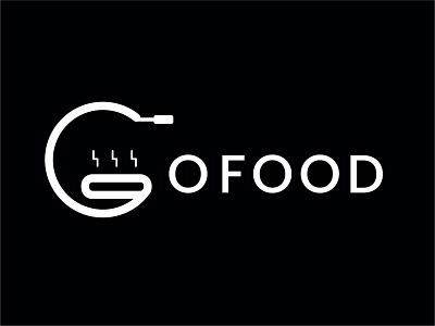 GoFood branding design food logo logo design logodesign logos logotype minimal minimalism minimalist minimalist logo minimalistic