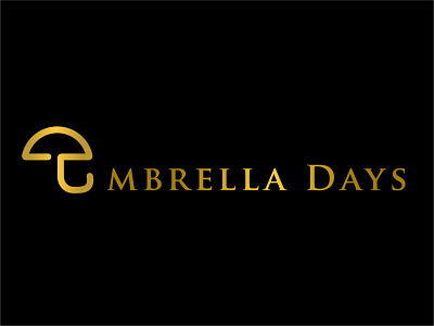 Umbrella Days design elegant elegant design logo logo design logodesign logos logotype minimal minimalism minimalist minimalist logo minimalistic umbrella logo