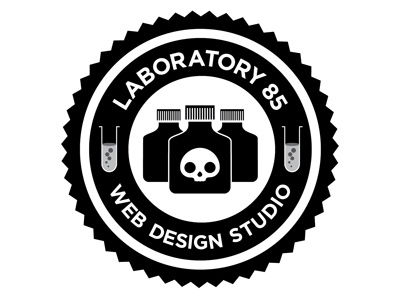 Lab 85 Emblem emblem illustrator logo