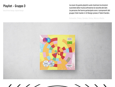 Playlist - Gruppo 3 cover graphic design infographic music