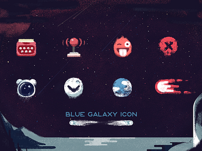 Blue Galaxy icon