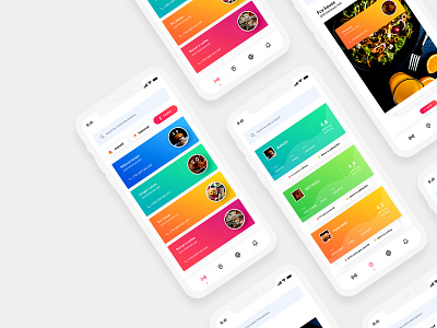 Get food app v1 android app application branding concept design element flat interaction interface ios iphone minimalist mobile ui design responsive ui design ui ui design ux