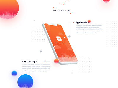 Learn Language app splash agency android app application concept design flat interaction interface ios iphone minimalist mobile ui design responsive ui design ui ui design user ux