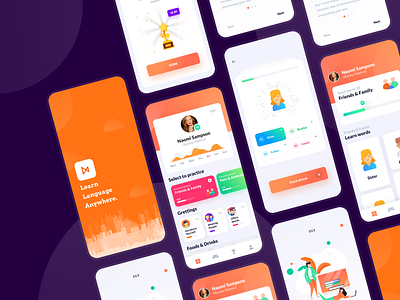 Learn Language App ui 2.0