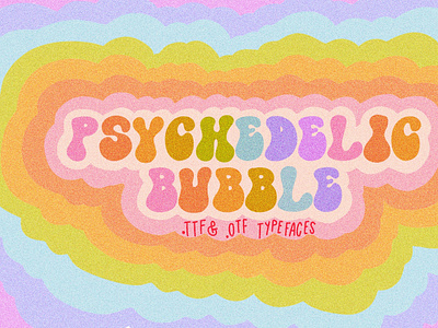Psychedelic Bubble Font