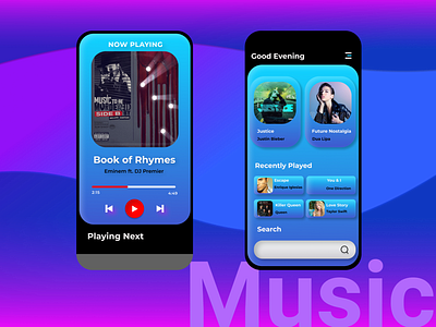 Music App Design animation branding dashboard dashboard design design flat illustration logo music app ui uidesign ux ux design web website