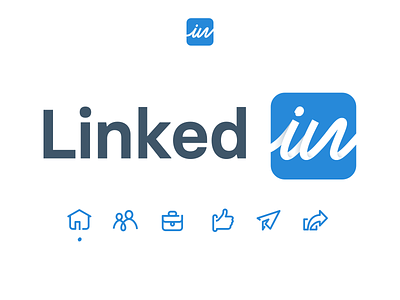 My 2 cents for a new Linkedin logo icon linkedin logo redesign