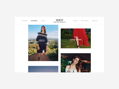 SMCP - brand, iconic products brand claudie corporate group maje pierlot products sandro smcp ui ux