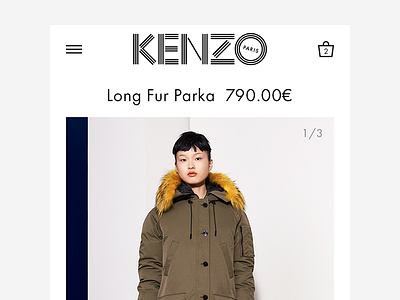 KENZO.com - mobile product page