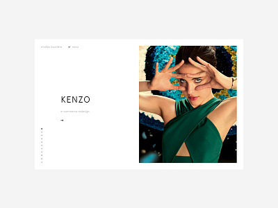 Portfolio update : KENZO e commerce ecommerce kenzo lvmh portfolio ui ux