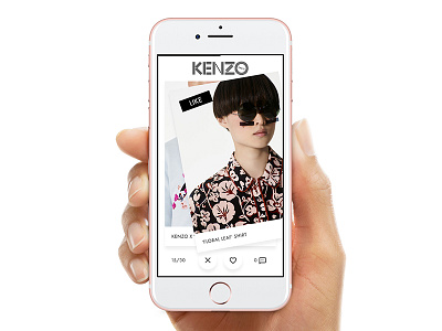 KENZO - eyeseeyou app bot chatbot dating eyeseeyou fashion kenzo ui ux webapp