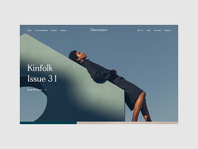 Disconnect - search disconnect ecommerce eshop kinfolk magazine responsive sale search ui ux website