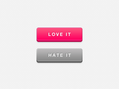 Love or hate buttons button hate love pattern pink
