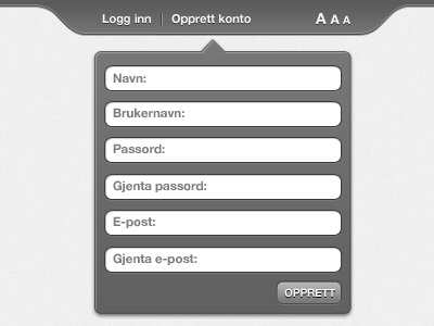 Sign up black e mail grey gui name password sign up ux white