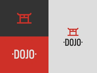 Dojo Brand Logo Concept branding design flat illustrator logo minimal vector