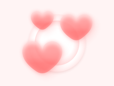Happy Valentines Day dribbbleweeklywarmup figma heart hearts icon valentine valentine day valentinesday vector