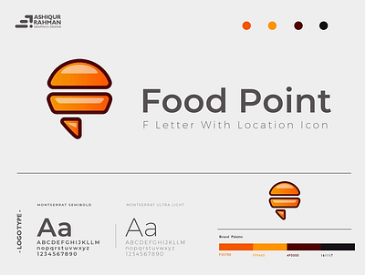 Food Point Logo Design branding design graphic design icon illustration logo