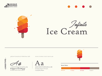 Infinite Ice Cream Logo Design