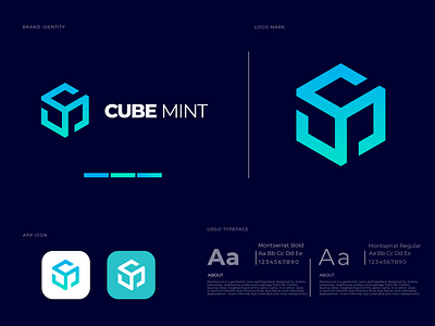 Cube Mint Logo Design