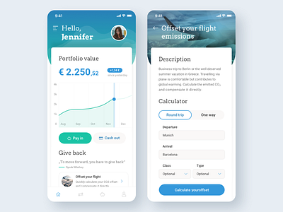 Financial companion app