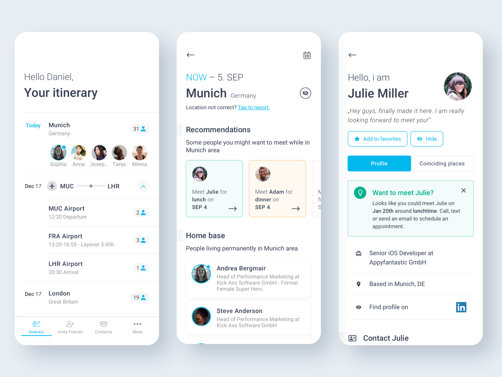 Travel companion app by Pixelstress on Dribbble