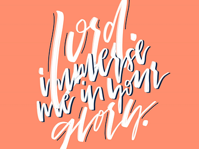 Glory - hand lettering