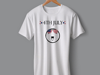 Happy 4th July t-shirt design! branding clean fashion design graphic design graphic tees illustrator logo merchandise tshirt vector