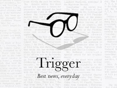 Trigger Logo V2.1 app glasses logo news reader trigger