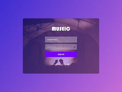 001 Sign Up 001 dailyui sign up
