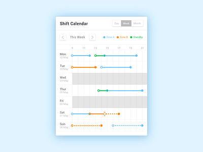 Shift Calendar