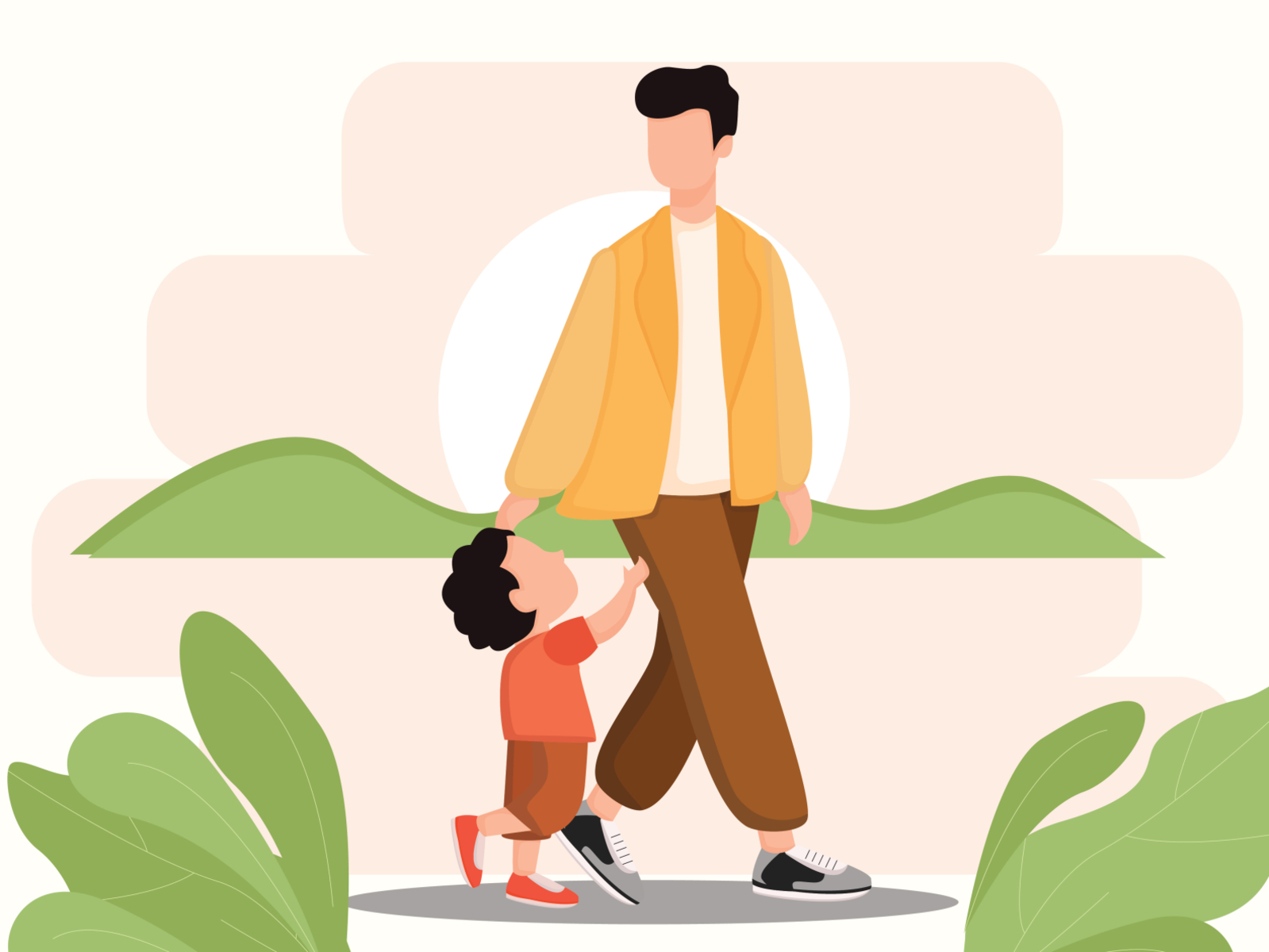 Father's day. by Vodra_Art🎨 on Dribbble