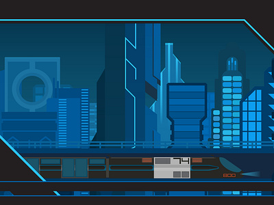 Dystopian City city dystopian flat design illustration