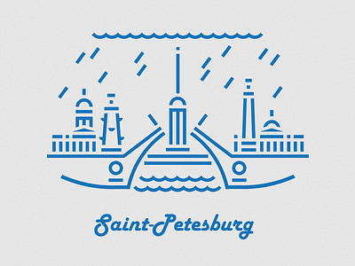 Saint-Petersburg rain saint petersburg