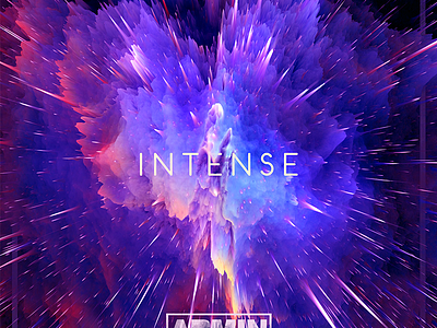 Intense 3d arminvanbuuren c4d cover intense music render