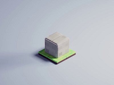 House transformation 3d animation blender box branding cube cute design house illustration isometric lowpoly transition