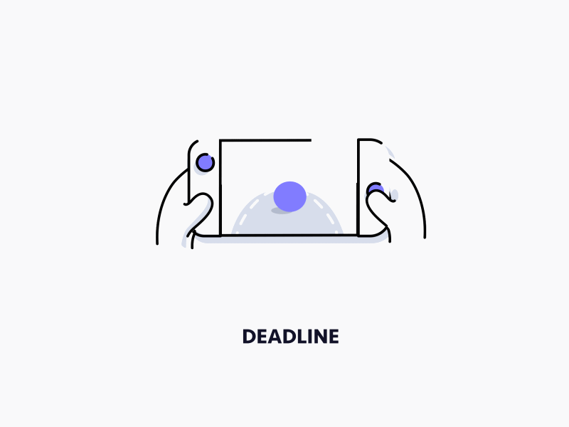 Deadline story (freebie) 2d animation calender coin deadline design flatstyle freebie game gif icon motion nintendo switch nuddle story transition