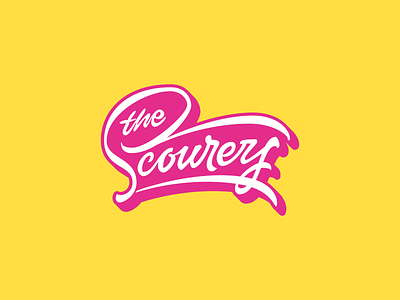 The Scourers branding design lettering logo typography vector