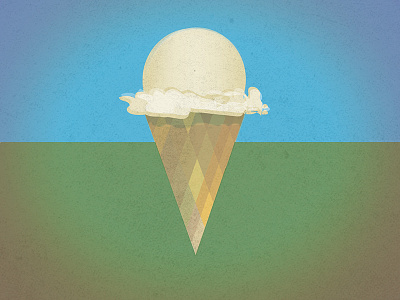 day dreamy Ice cream cone
