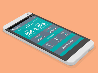 Layang - Flight Booking android clean flat flight ui ui design user interface