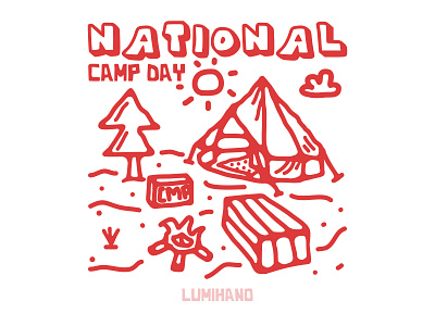 camping design art branding campfire camping camping logo design forest hiking illustration illustrator