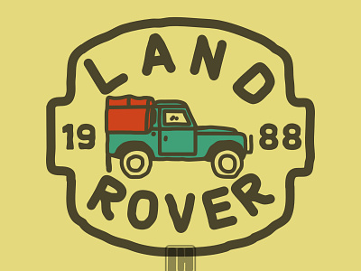 land rover 2 adventure adventure logo automotive badgedesign car car badge cartoon landrover