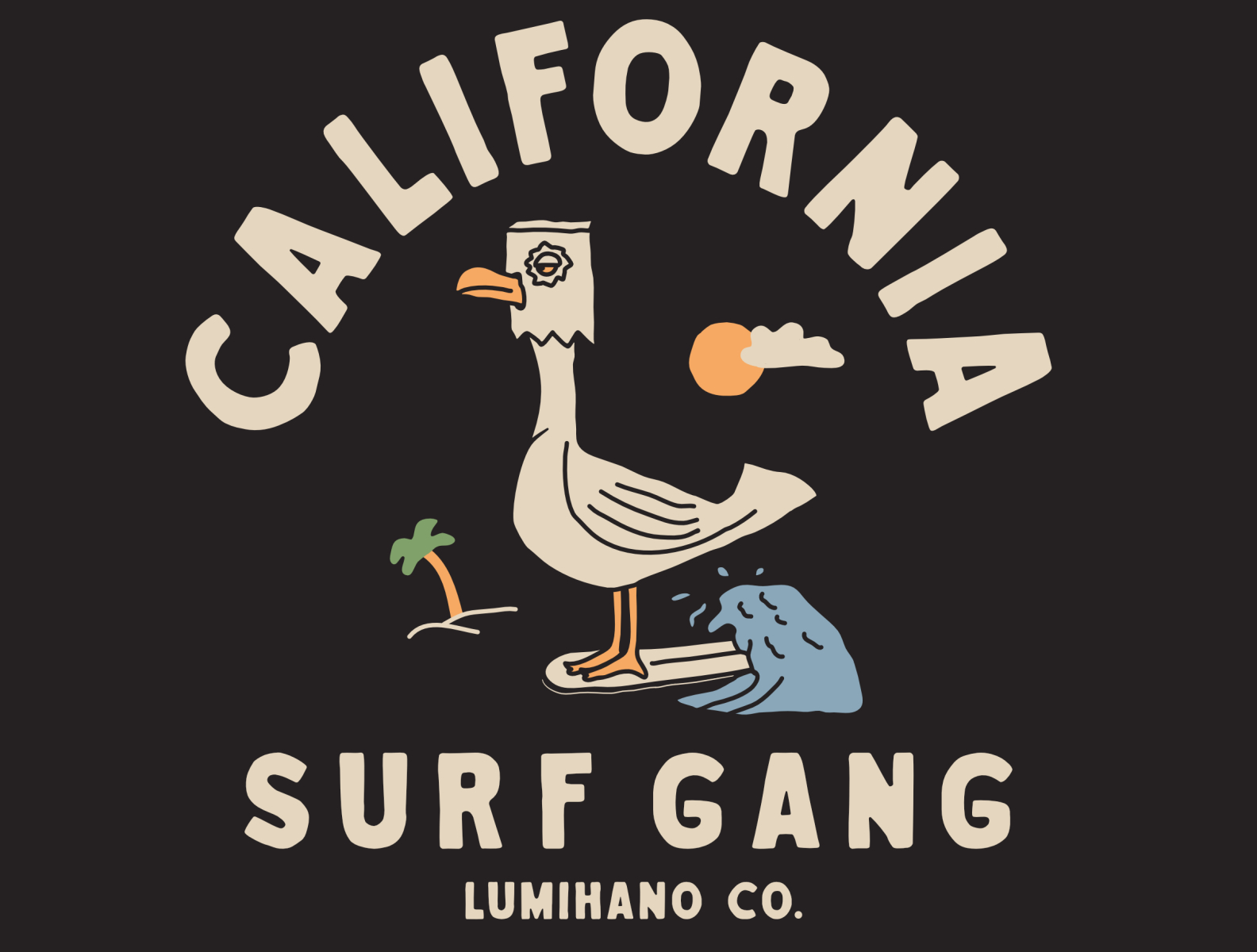 CALIFORNIA SURF GANG by lumihano on Dribbble