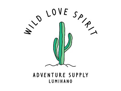 WILD LOVE SPIRIT cactus illustration