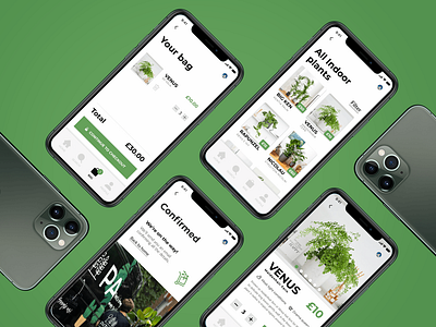 A mobile buying experience for an online plant store