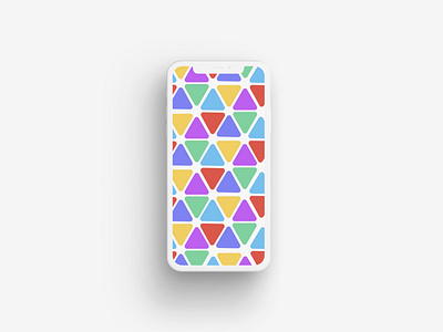 Colourful seamless phone case pattern