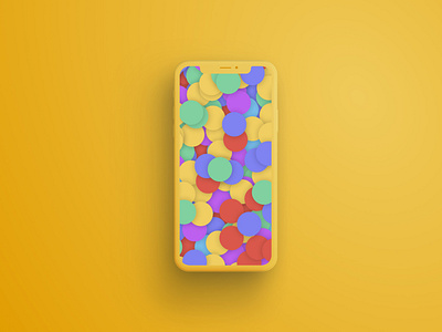 Colourful seamless phone case pattern