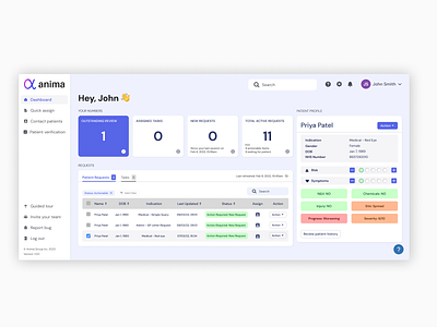 Doctor medical admin dashboard