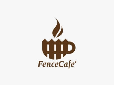 Fence Cafe Logo cafe coffee fence