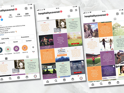 Corporate Hospitality Instagram Templates corporate identity corporate instagram facebook instagram instagram templates social media social media strategy