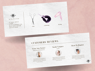 Salon Website Simple Template